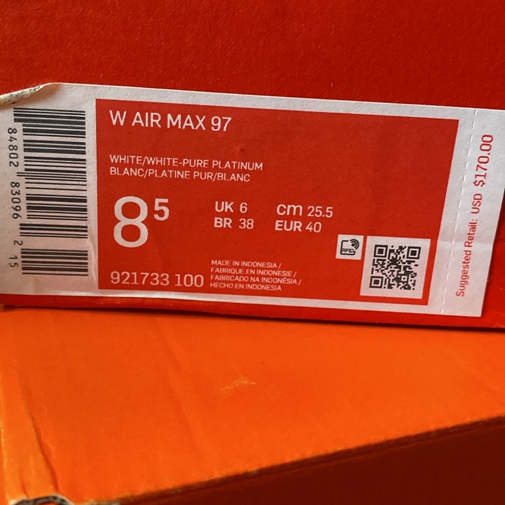 Nike Air Max 97. Women’s size 8.5. In great condition! - Picture 9 of 9